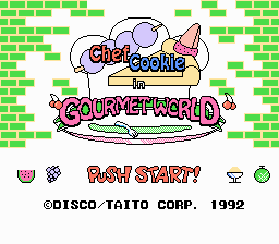 Wanpaku Kokkun no Gourmet World (english translation) Title Screen